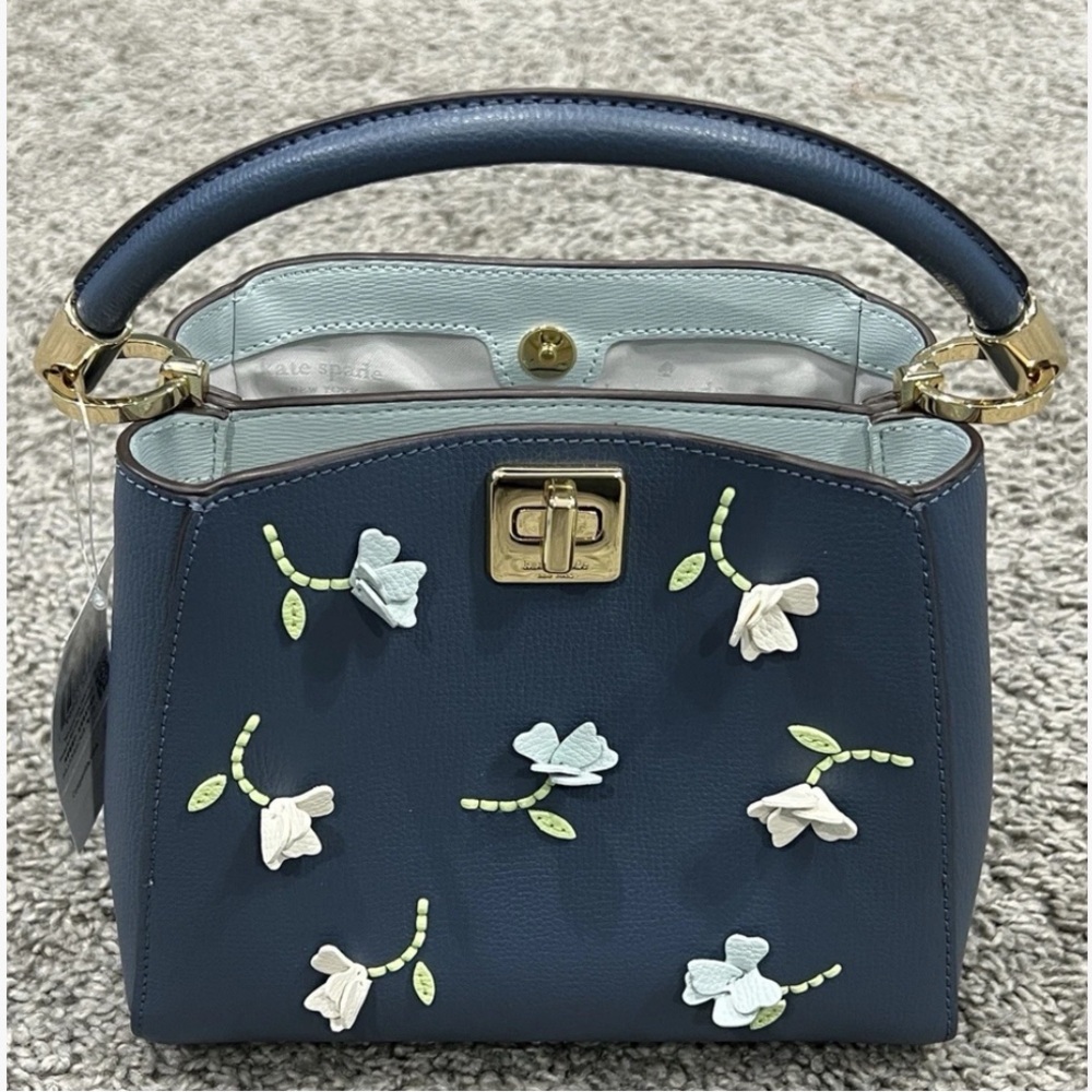 Kate Spade Phoebe Appliqué Sm Top Handle Mom Satchel with matching small wallet